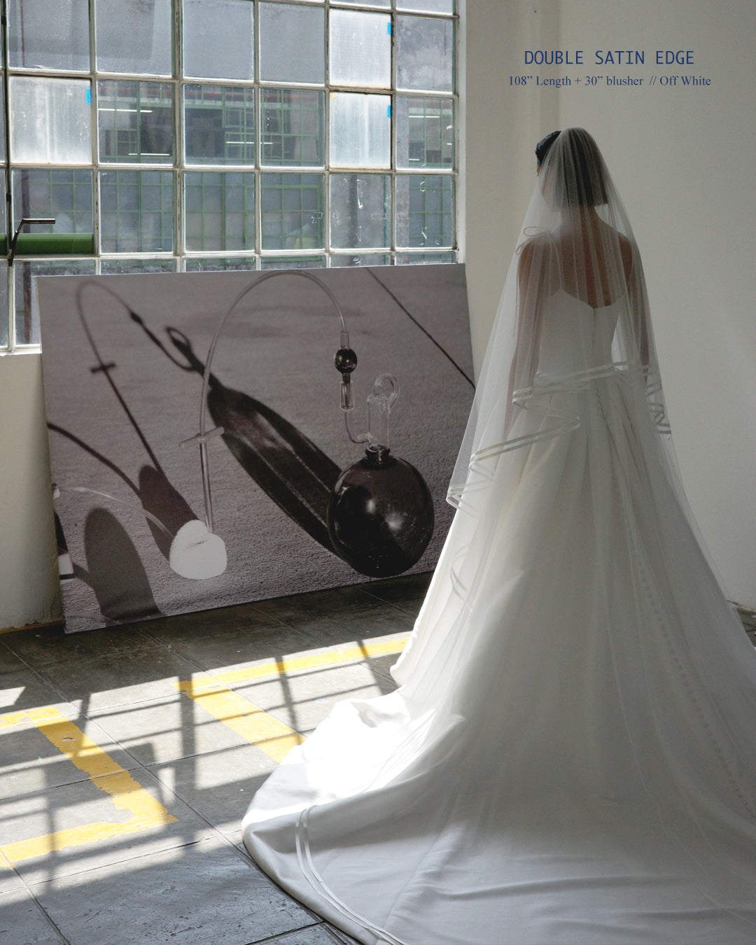 The Double Satin Edge Veil