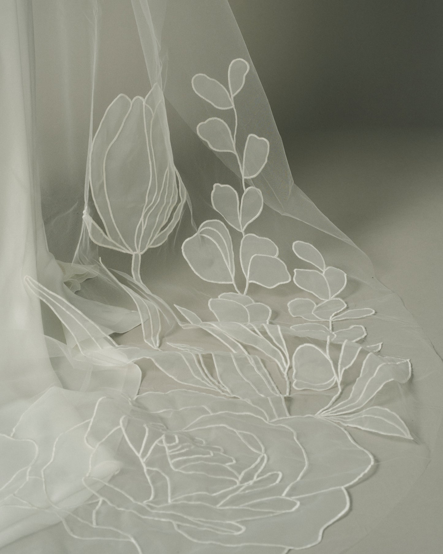 BLOOM VEIL ORGANZA DETAIL 2