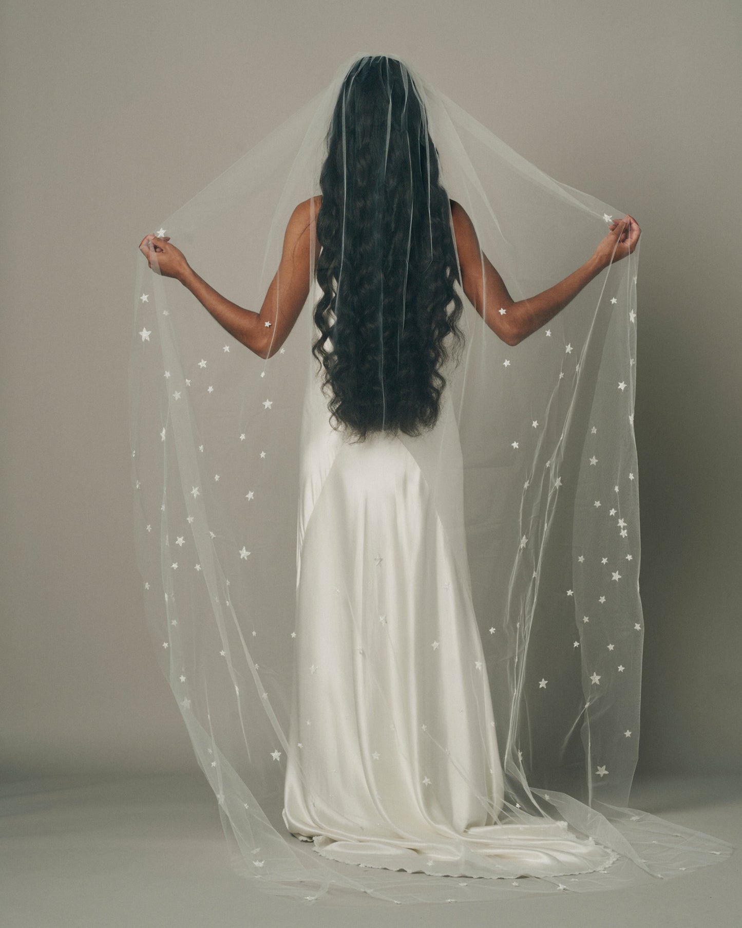 CELESTIAL BEADED VEIL