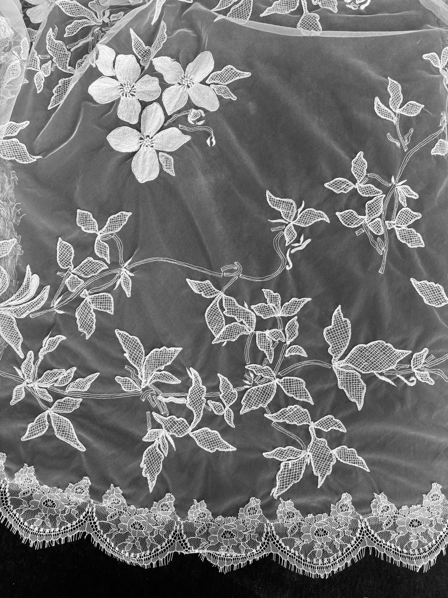 LOHO EXCLUSIVE // HEDERA EMBROIDERED VEIL