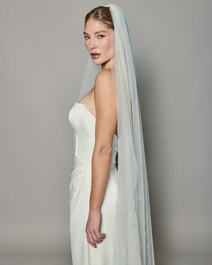 IVY CRYSTAL BEADED VEIL VEIL