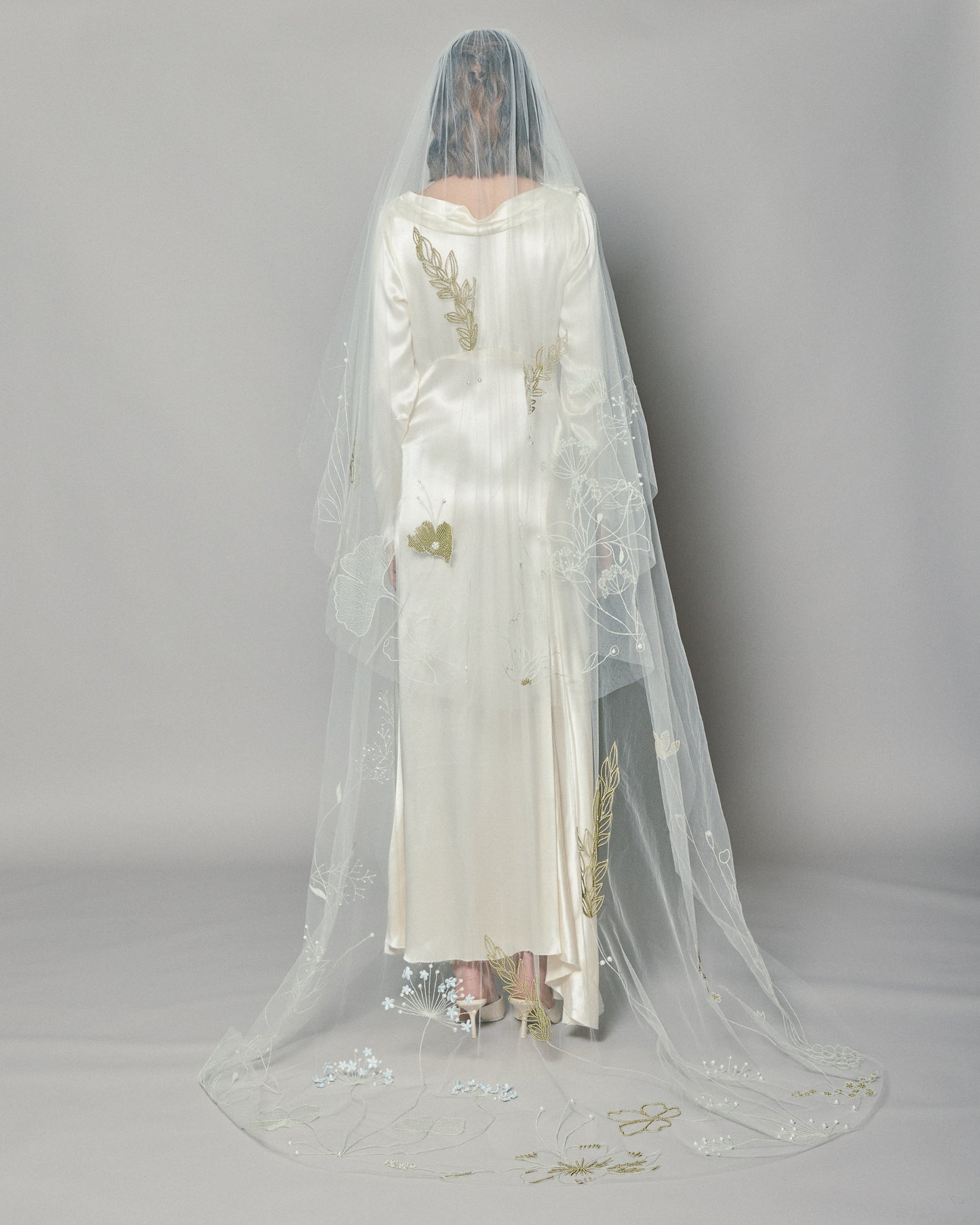 KYOTO COLOR EMBROIDERED VEIL