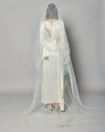 KYOTO COLOR EMBROIDERED VEIL