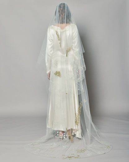 KYOTO COLOR EMBROIDERED VEIL