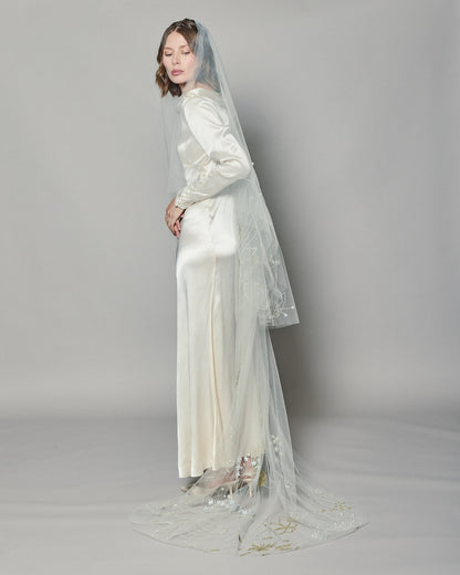 KYOTO COLOR EMBROIDERED VEIL
