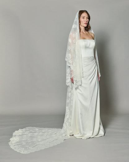 LOHO EXCLUSIVE // MARIA SPANISH LACE MANTILLA