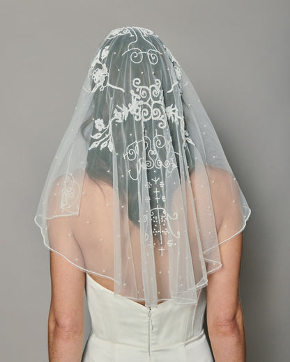 MOON BEADED VEIL