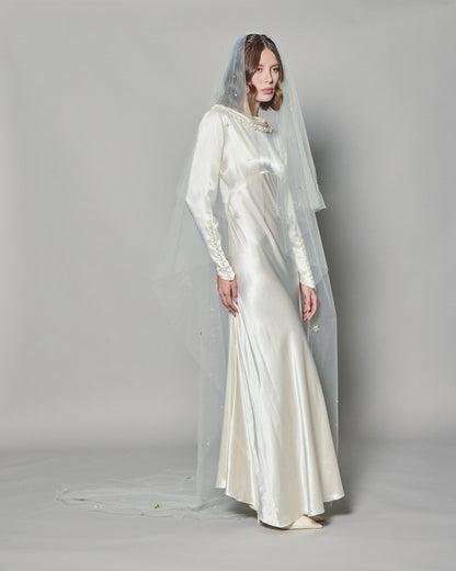STARLIGHT COLOR EMBROIDERED VEIL