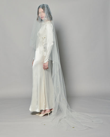 STARLIGHT COLOR EMBROIDERED VEIL