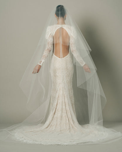 RAW EDGE VEIL