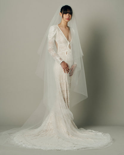 RAW EDGE VEIL